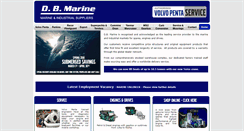 Desktop Screenshot of dbmarine.co.uk